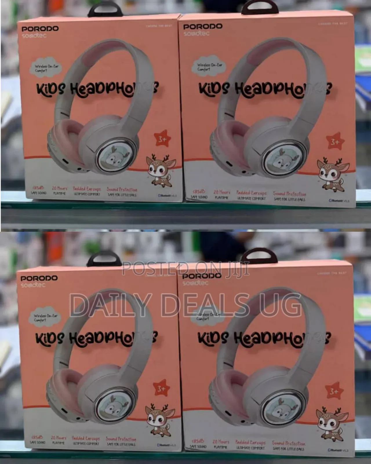 Porodo Soundtec Moose Wireless Kids Headphone