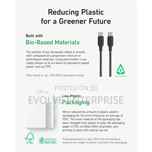 Anker 544 Bio-Based Usb-C to Usb-C Cable