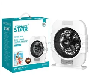 Winningstar St-4057 12 Inch Rechargeable Table Fan