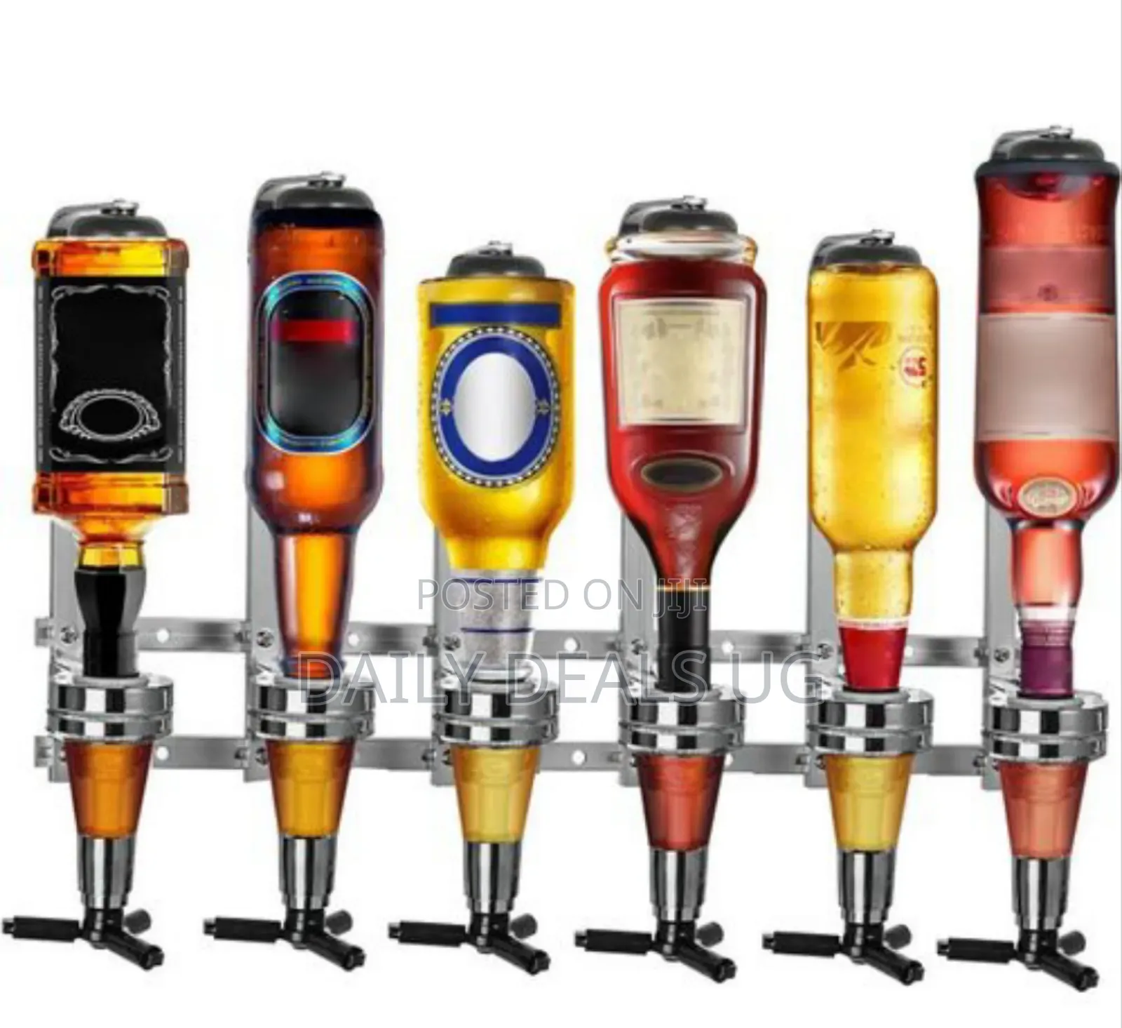 Wall-Mounted 6-Bottle Liquor Dispenser