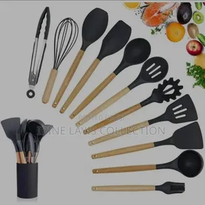 12-Piece Silcon Head Utensil Set