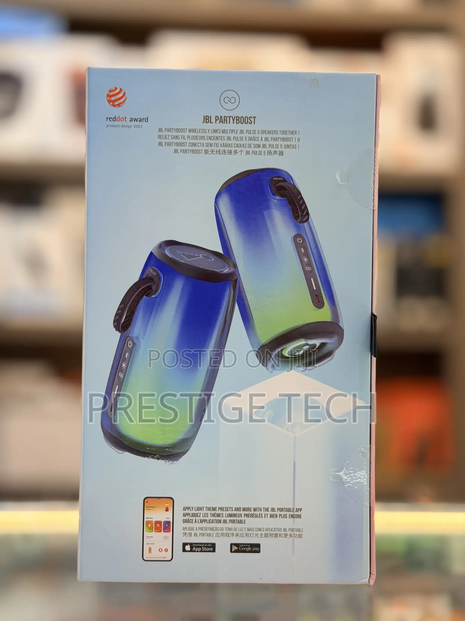 JBL Pulse 5 Portable Bluetooth Speaker With Dazzling Lights