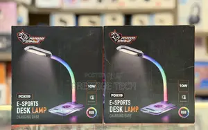 Porodo Gaming Multifunctional Esports Desk Lamp With Wireless Charger