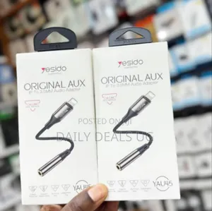 Yesido Original Aux iPhone to 3.5mm Audio Adapter (Plug Play)