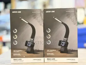 Green Lion Gooseneck Led Desk Lamp With Wireless Charger / Magsafe