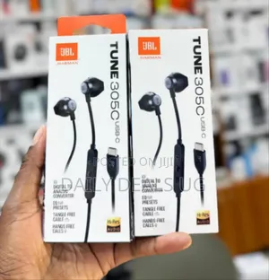 Original Jbl Tune 305c Usb-c Wired Earphones