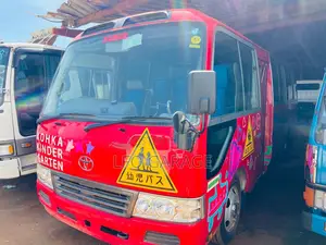 Toyota Coaster 2013 Red