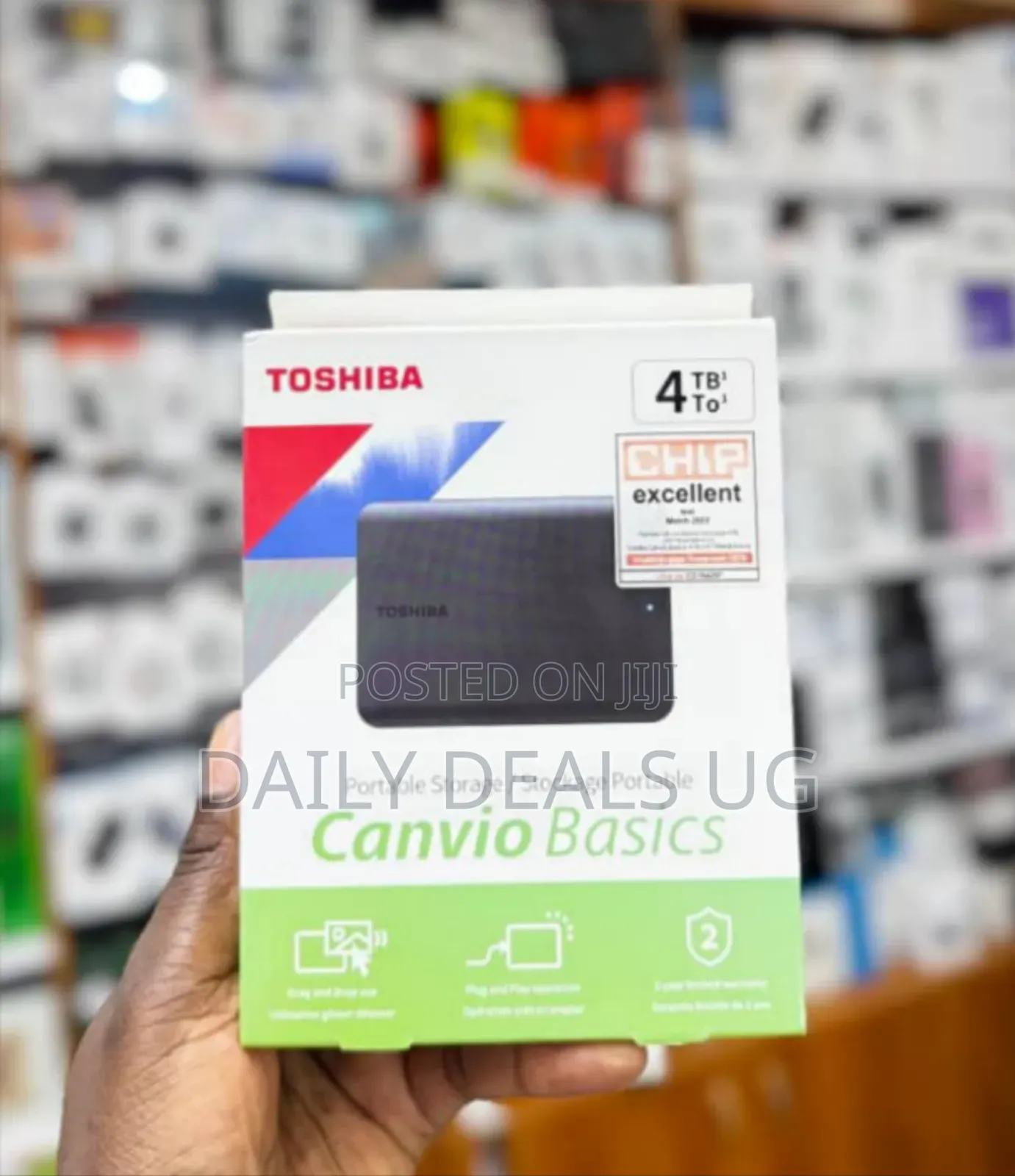 Toshiba 4tb External Hard Disk
