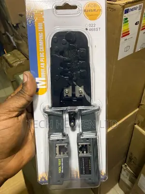 Rj45 and Rj11 Crimping Tool With Cable Tester