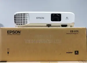 Epson Eb-E01 Xga 3lcd Projector - Brandnew