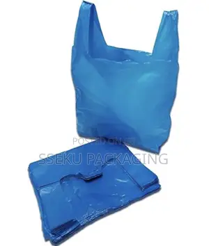 A Bundle Of Blue Polyethene Bags Size 12