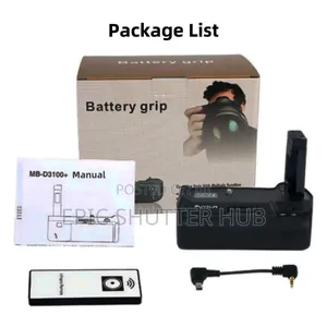 Nikon D3100 D3300 D5300 Camera Vertical Battery Handle Grip Holder