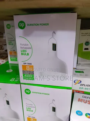 Portable Rechargeable Led Bulb.