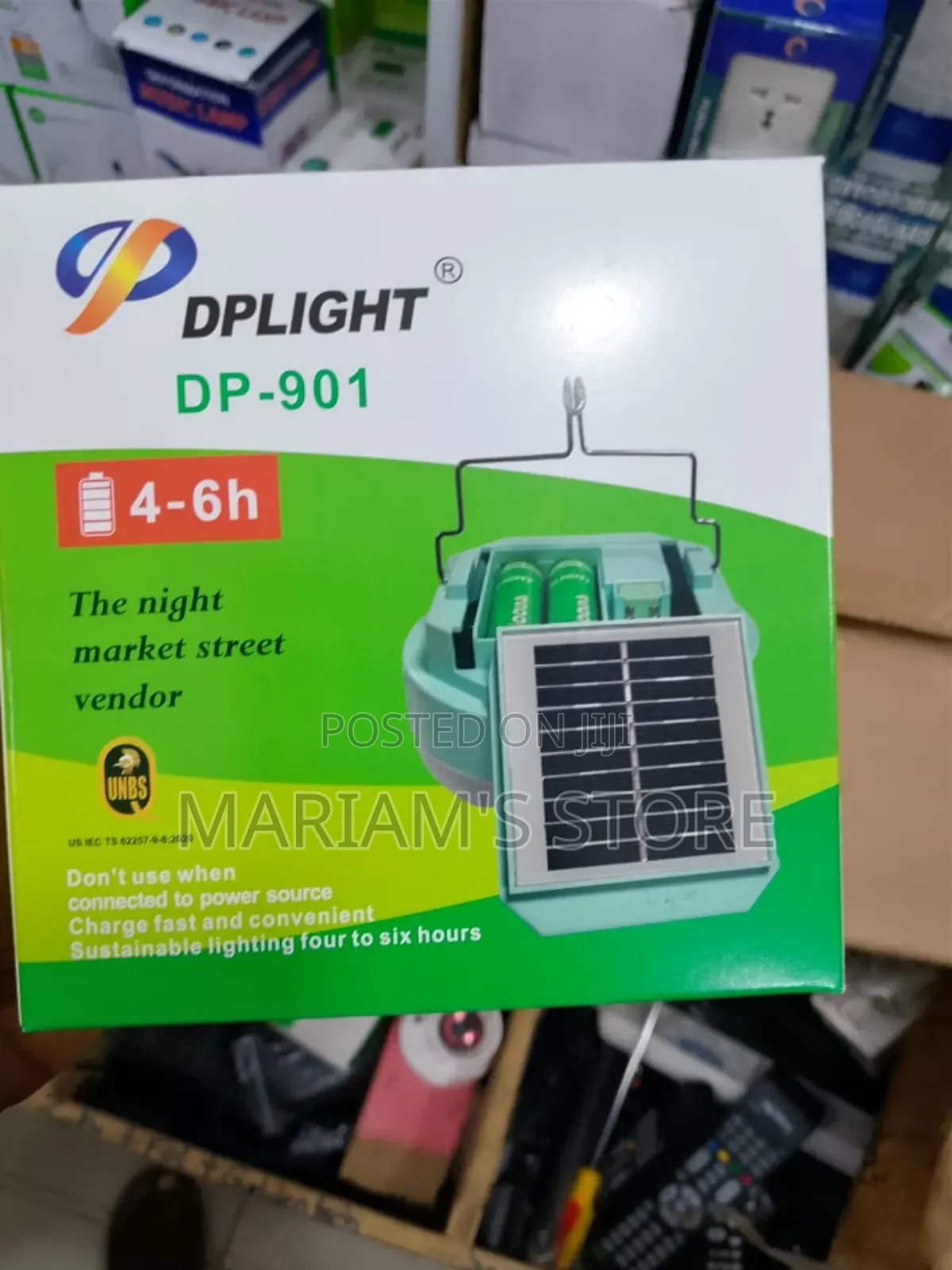 Portable Led Bulb That Is Rechargeable via Both Solar Power and Usb.