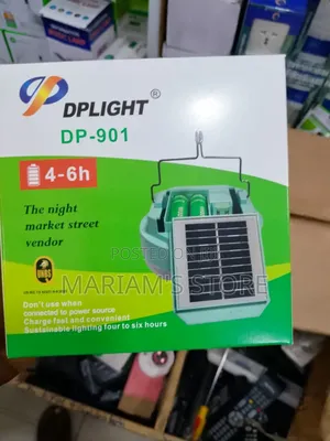 Portable Led Bulb That Is Rechargeable via Both Solar Power and Usb.