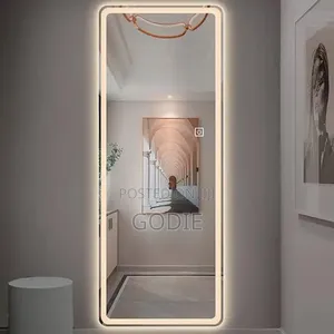 Led Full-Length Dressing Mirror Features a Smart Touch Sensor