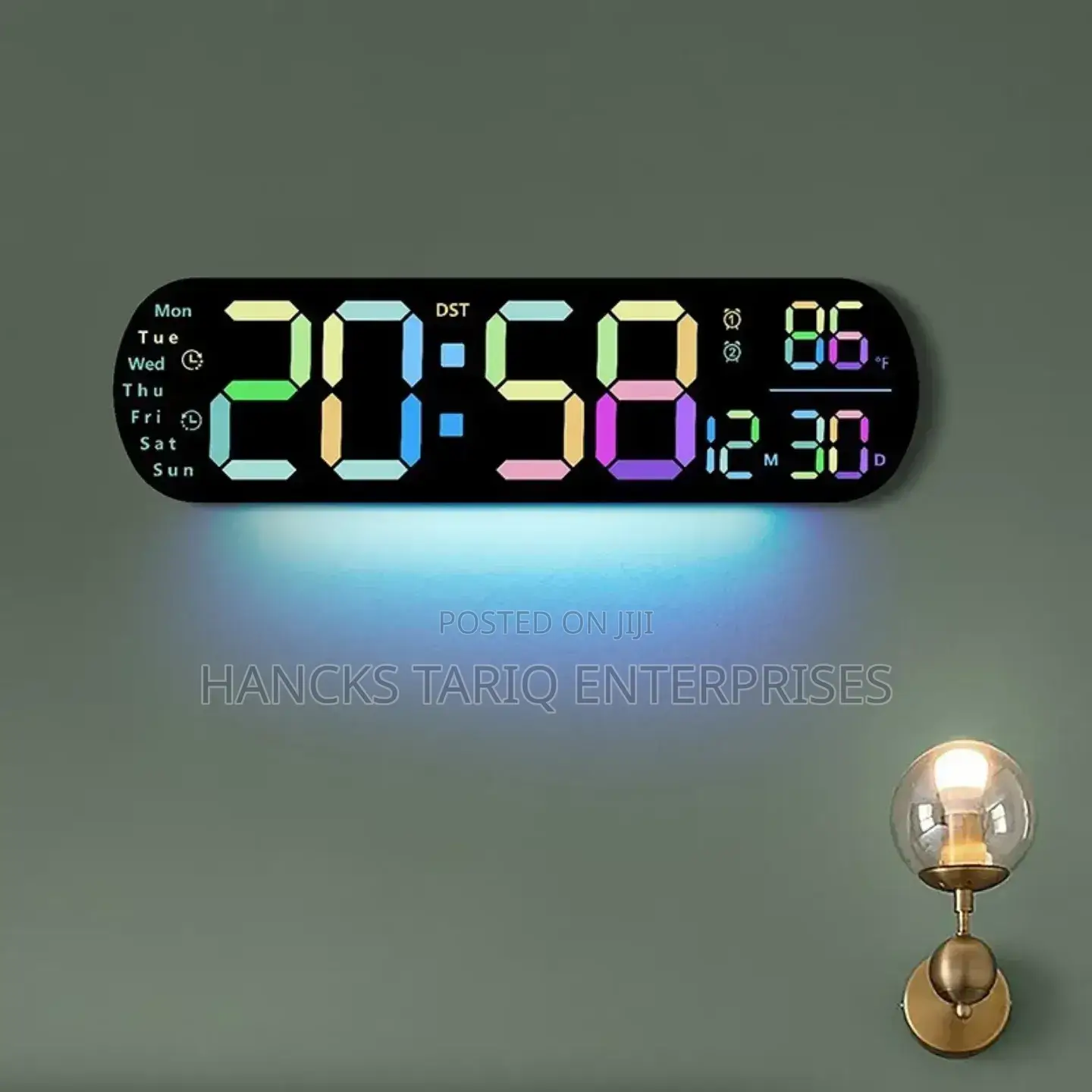 Multi-Functional Led Digital Wall Clock