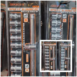 Dekecr-v Brand 10-piece 1/2-inch Drive Socket Set