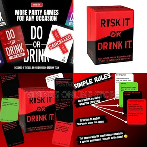 Risk It or Drink It! Party Game | Dares, Decisions, and Drinks | 150
