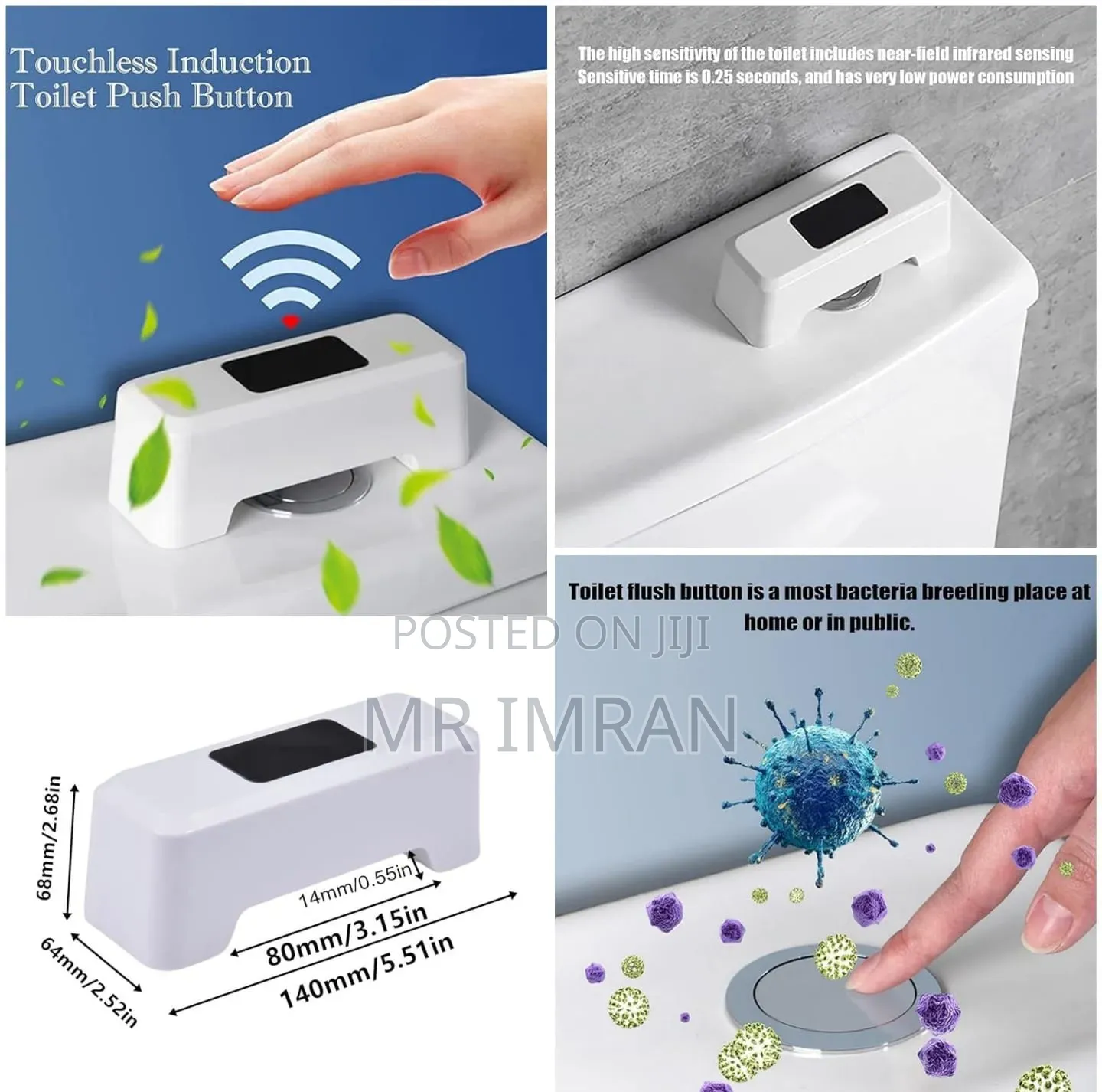 Touchless Toilet Flusher