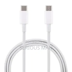 White Usb-C to Usb-C Charging and Data Cable