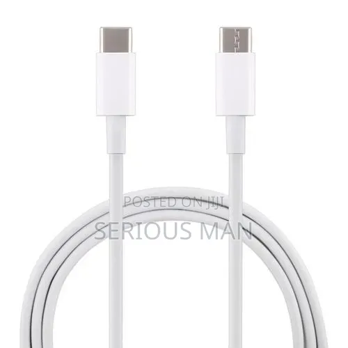 White Usb-C to Usb-C Charging and Data Cable