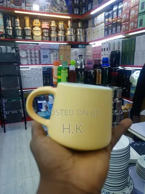 Yellow Ceramic Mug- 12pcs