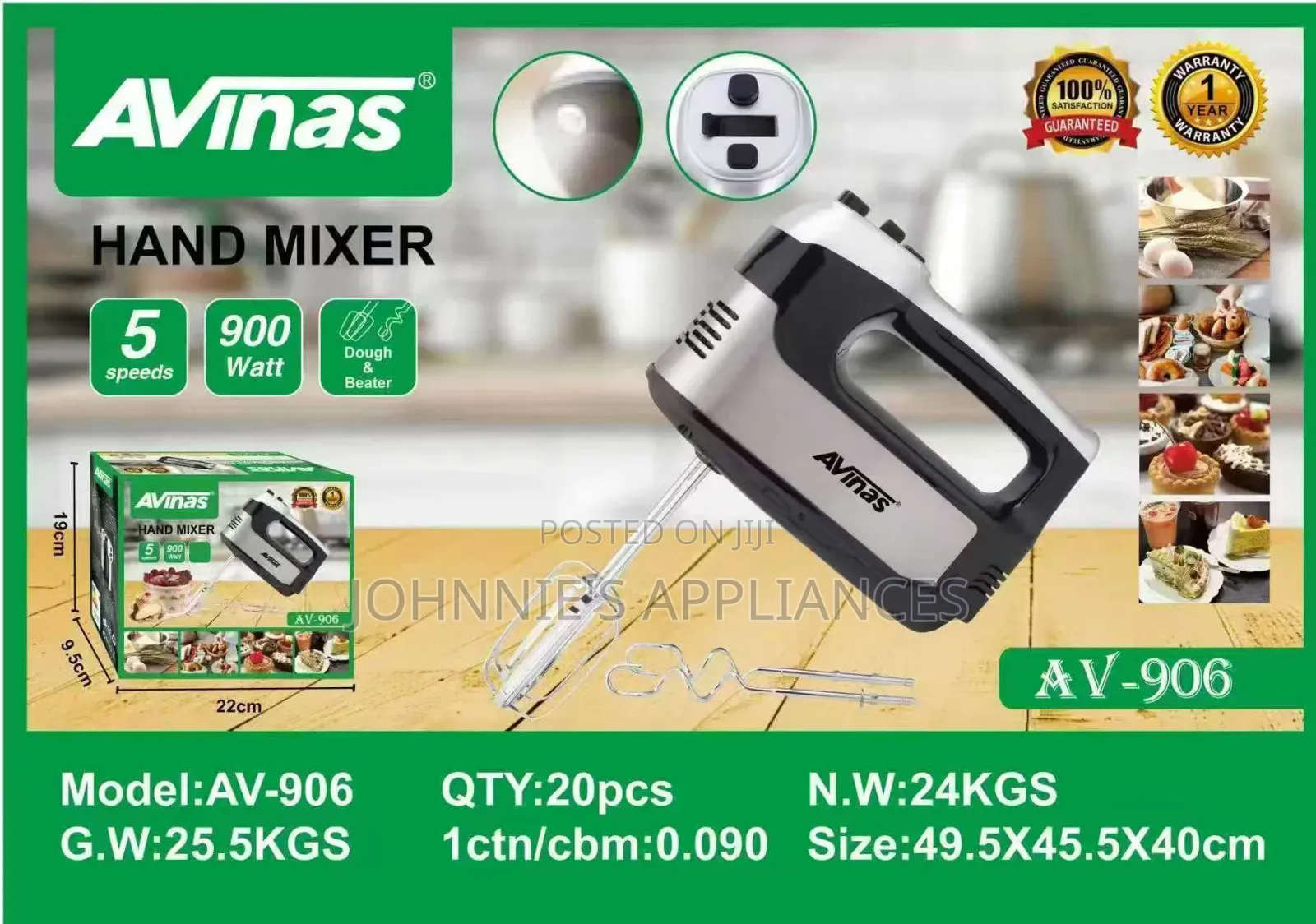 Avinas Hand Mixer Av-906