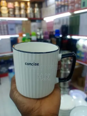 12pcs Concise Ceramic Coffee Mug From
