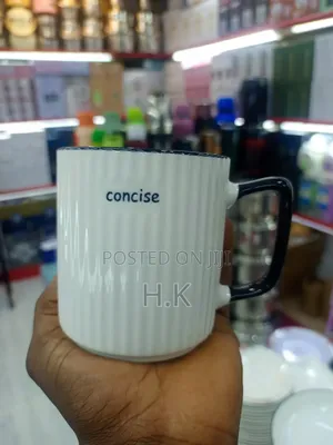 12pcs Concise Ceramic Coffee Mug From