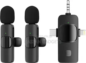 Wireless Bluetooth Lapel Clip Portable Microphone , Android, Camera