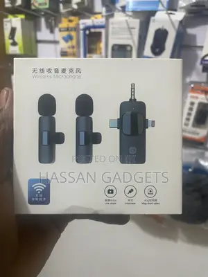 Wireless Bluetooth Lapel Clip Portable Microphone , Android, Camera