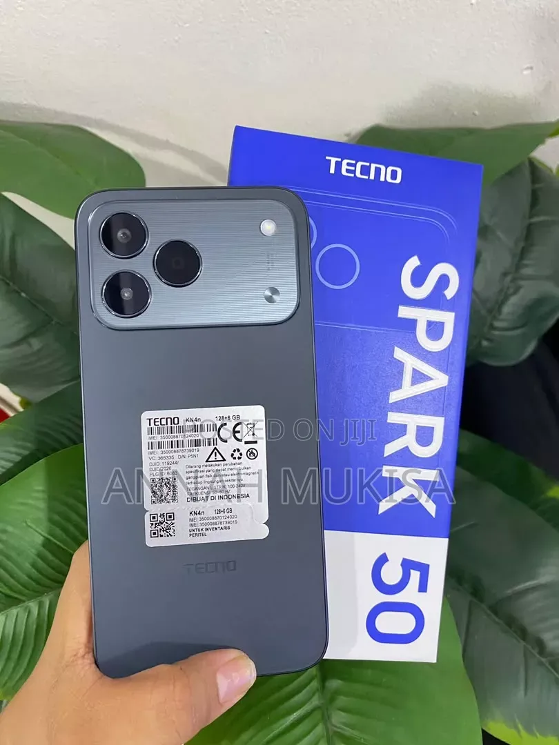 New Tecno Spark 50 128 GB Black