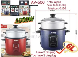 (6l) Avinas Automatic Rice Cooker / Steamer