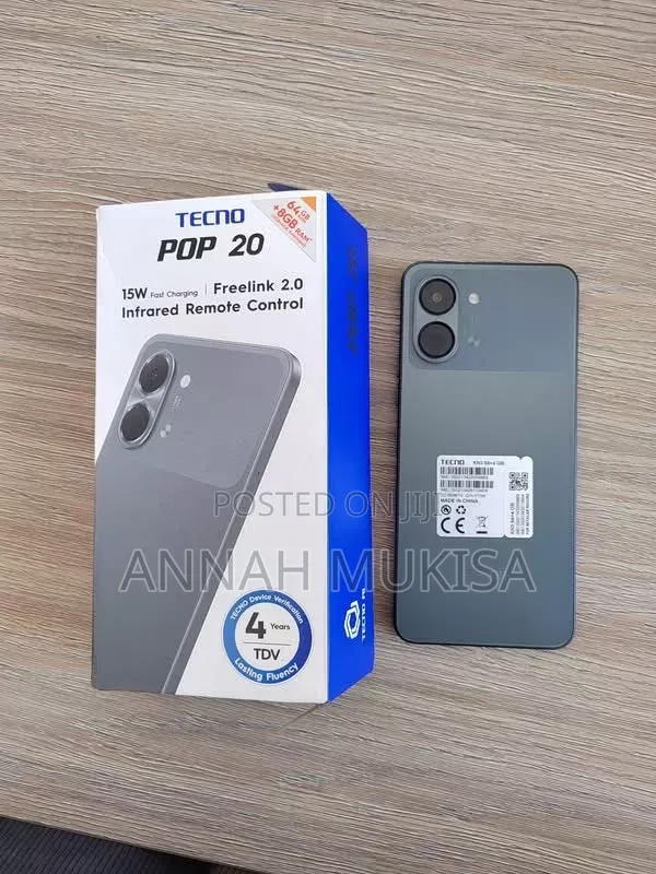 New Tecno Pop 20 128 GB Black