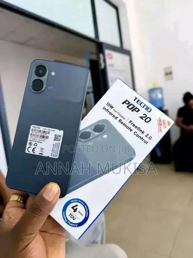New Tecno Pop 20 128 GB Black