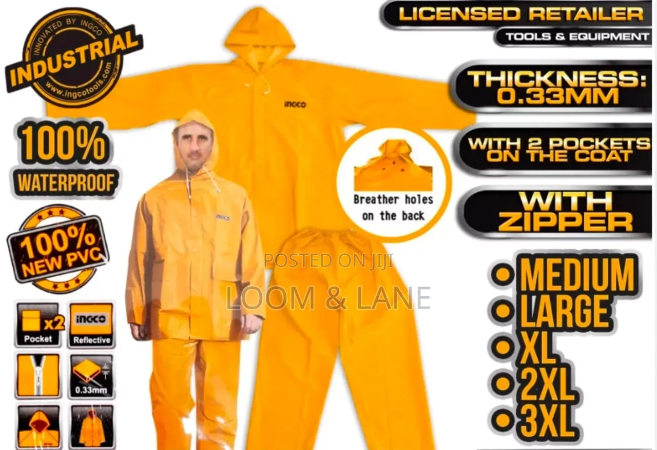 Ingco Rain Coat Suit Set + Pants