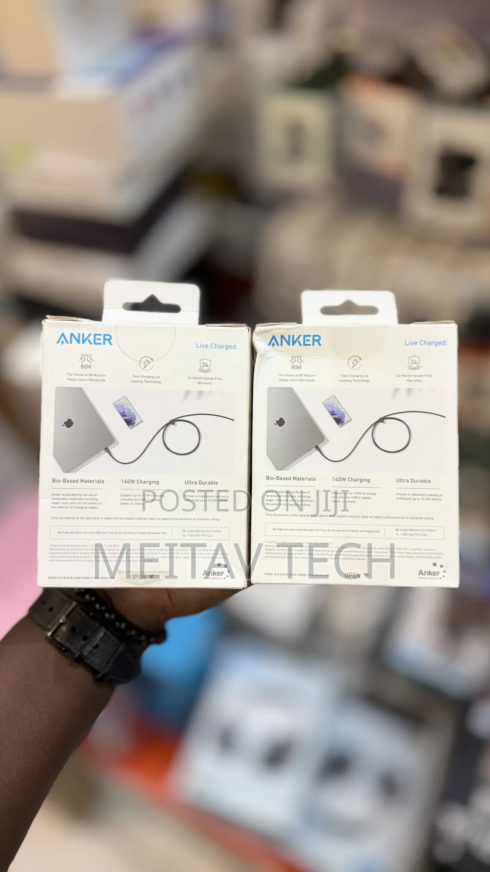 Usb C to C Cable Bio-Based 6ft Anker 544