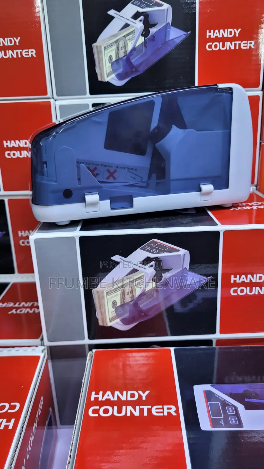 Portable Money Counting Machine or Bill Counter
