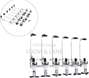 6-Bottle Wall-Mounted Liquor Dispenser