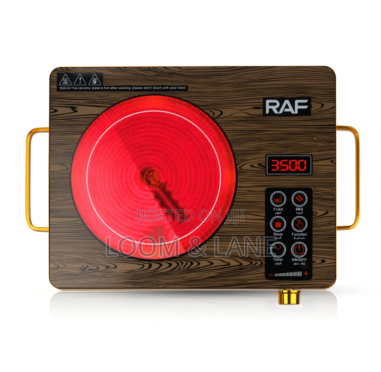 Raf 8004 Brand Infrared Cooker