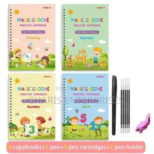 Magic Groove Handwriting Practice Workbooks Reusable Writing Books