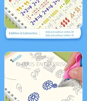Magic Groove Handwriting Practice Workbooks Reusable Writing Books