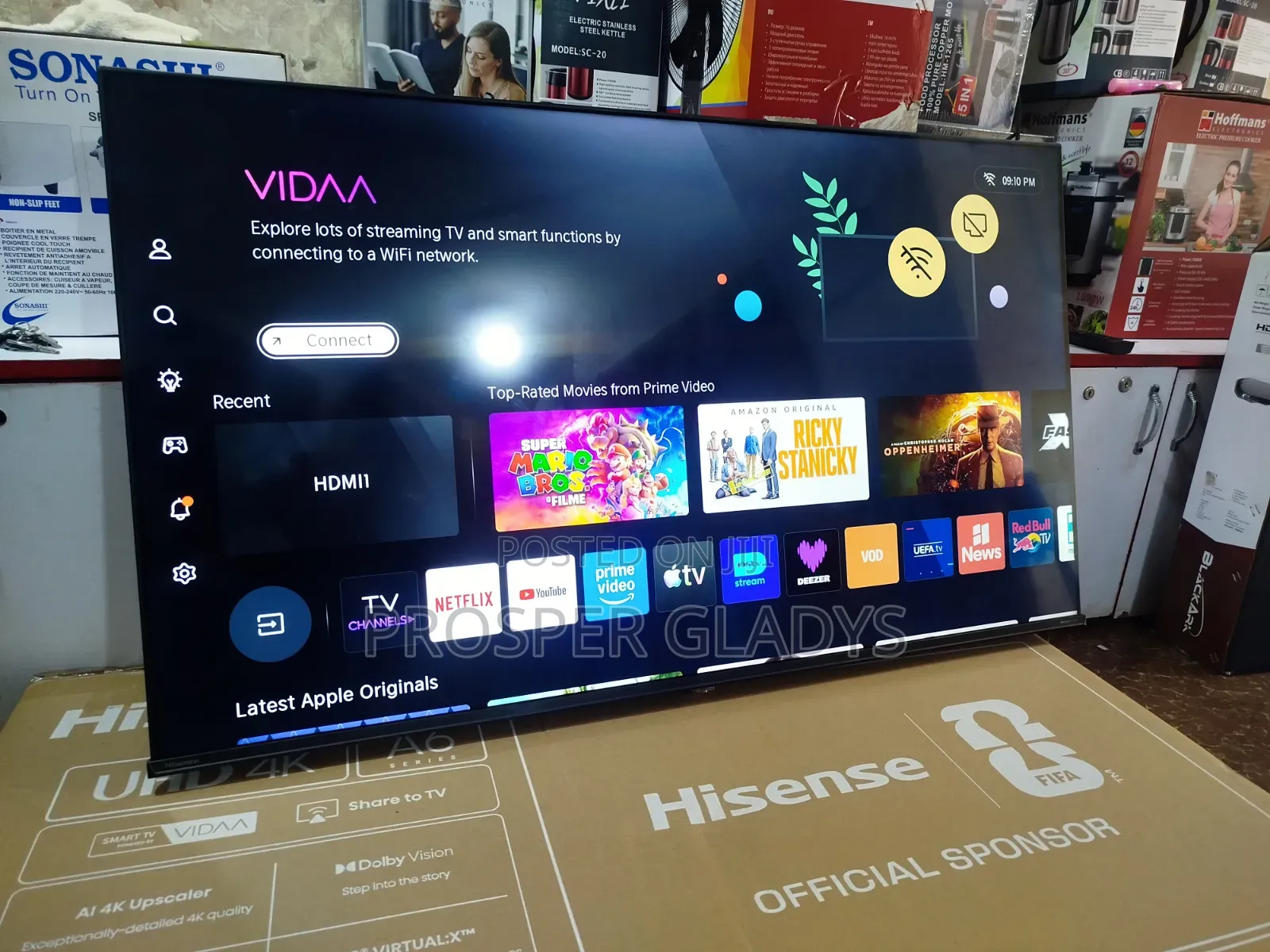 Hisense 50 Smart Uhd Digital Flat Screen Flameless.