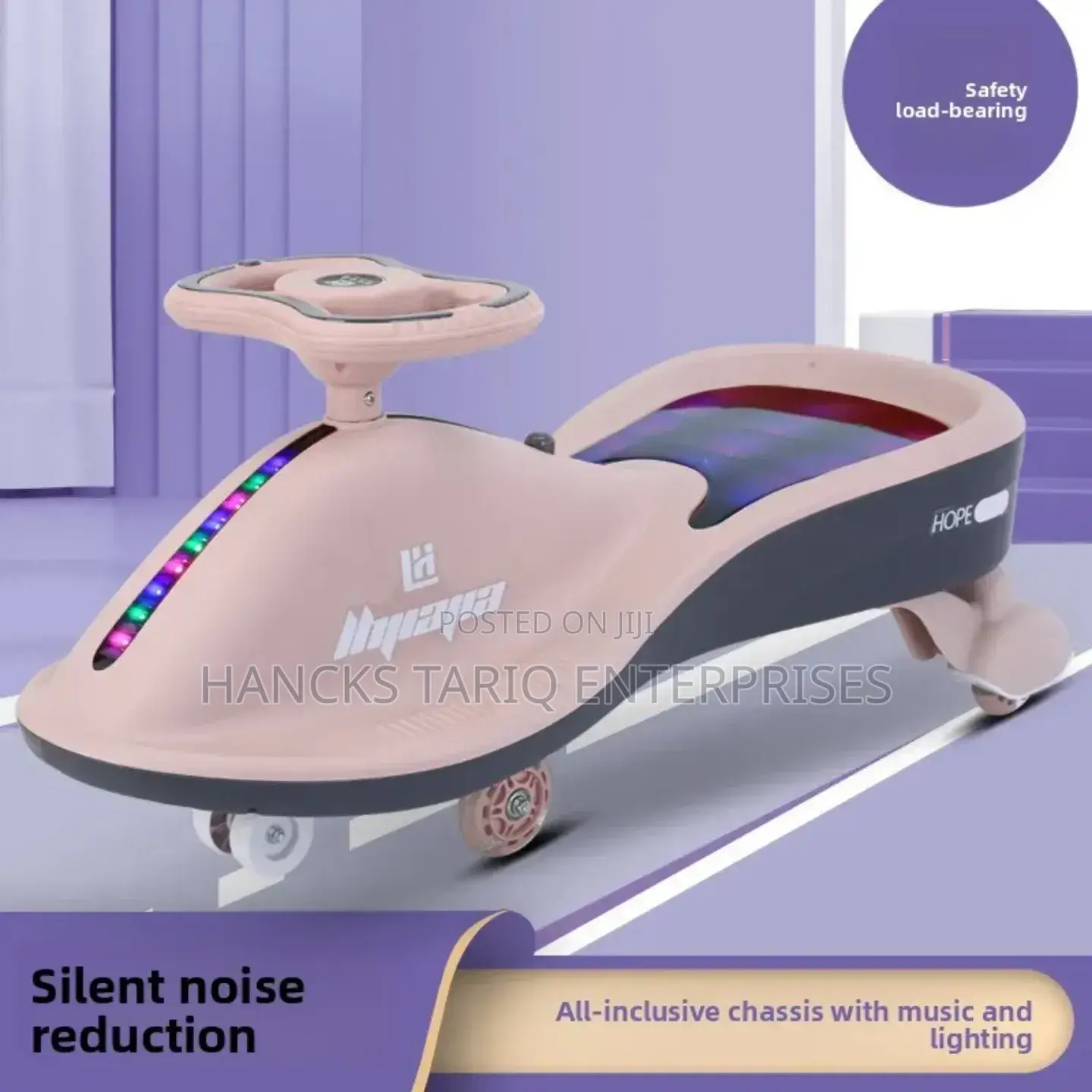 Hope Sail Kids' Led Swing Car