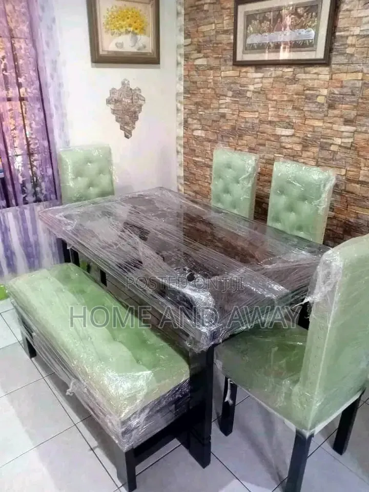 6 Seaters Dressed Benched Dining Sets in Any Colour From 2,000,000/-