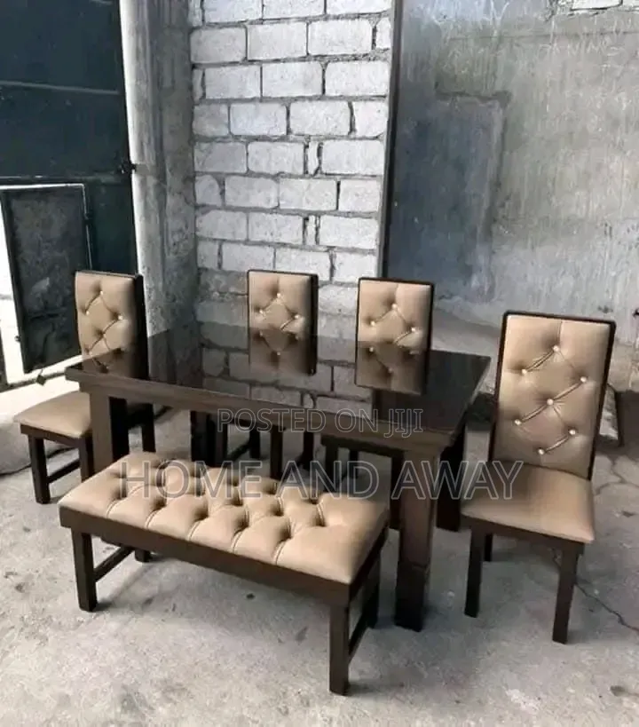 6 Seaters Dressed Benched Dining Sets in Any Colour From 2,000,000/-