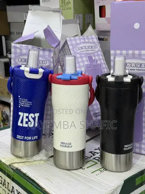 Zest for Life 800ml Double Drink Thermos Vacuum Flask