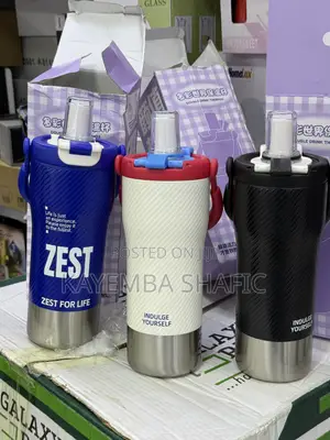 Zest for Life 800ml Double Drink Thermos Vacuum Flask