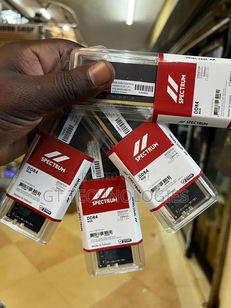 Spectrum Ddr4 Desktop Udimm 8gb 3200mhz